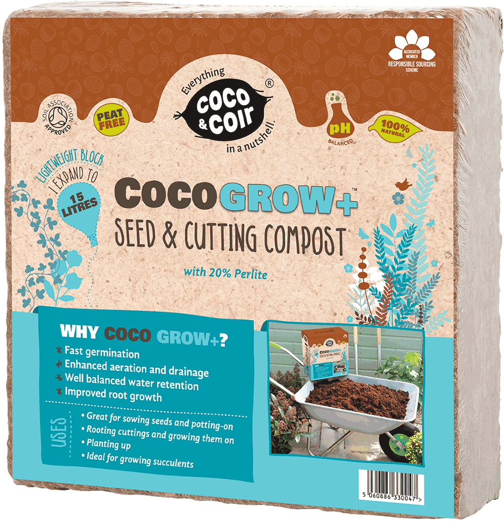 Coir Potting Coco Grow+ 15L Coir Products. Bulk Coir. Growing Media